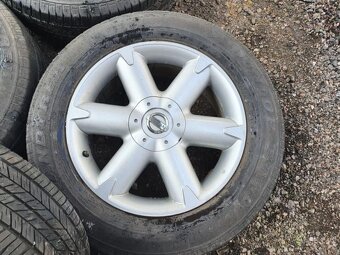 Alu kola Nissan 5x114.3 + pneu Dunlop 225/65 - 2