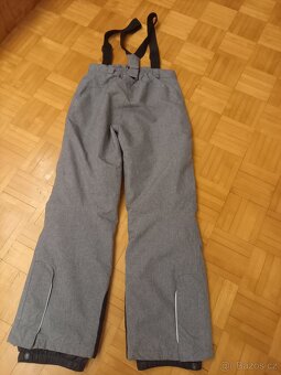 Šedé lyžařské kalhoty Crivit 134/140 - 2