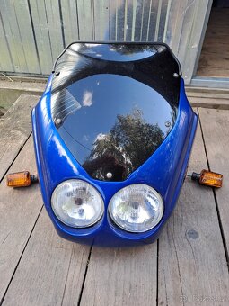 Uni maska včetně světel, blinkrů a MRA plexi - 2