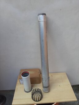Prodloužení komínu k turbo kotli 20 cm - 2
