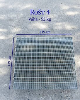 VÝPRODEJ pozinkované  rošty a schodnice - 2