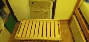 Postel pro psa/kočku lamelový rošt, nastavitelná výška - 2