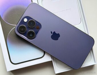 iPhone 14 Pro Max Deep Purple BATERIE 100% TOP - 2