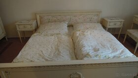 manželská postel Ludvík XVI. + noční stolky - 2