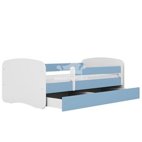 Dětská postel modrá se zásuvkou - 2