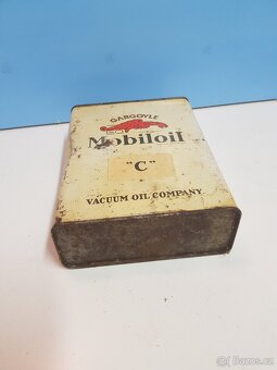 Plechovka mobiloil - 2