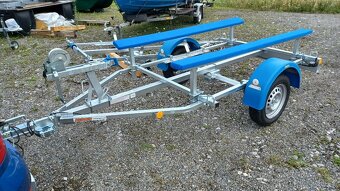 Vozík, přepravník skútrů, nafukovacích člunů, lodí 600 kg - 2
