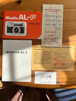 Prodám Minoltu AL-F 875202 - 2
