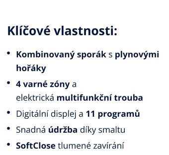 Kombinovaný sporák - 2