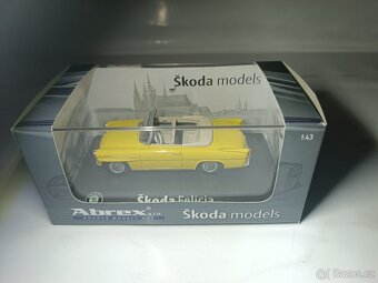 Abrex model 1/43 Škoda Felicia žlutá - 2