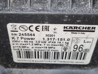 Vysokotlaký čistič Kärcher K 7 Power Flex - 2