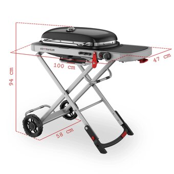 Cestovní plynový gril Weber Traveler - 2