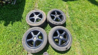Alu kola Borbet 5x100 R16, 7,5" + gumy 205/55/R16 - 2