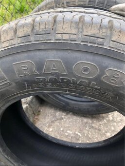 Prodám letní zátěžové pneumatiky 4ks 195/70R15C - 2
