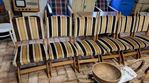 Židle+stůl retro - 2