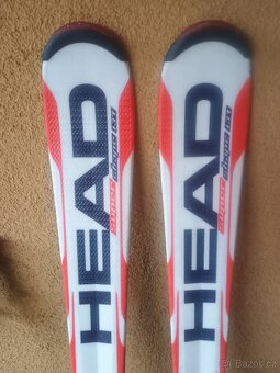 Dětské lyže Head super shape, délka 133 cm - 2