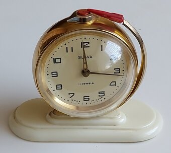 Dva ruské budíky Slava - zachovalé, testované - 2