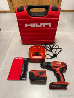 HILTI AKU VRTACÍ ŠROUBOVÁK S PŘÍKLEPEM - 2