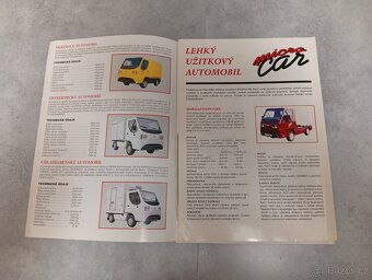 TAZ Microcar - prospekt - ceníky TAZ 1500 - 2