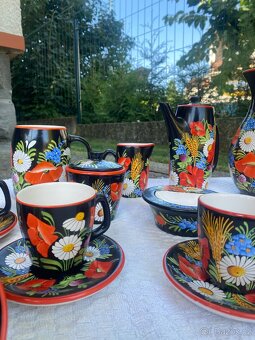 Chodská keramika - 21 ks - 2