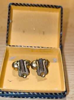 Starobylé náušnice - klipsy. - 2