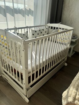 Dětská kolébková postýlka s matrací - 2