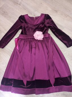 Dětské slavnostní šaty vel. 110cm - 2