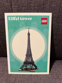 VIP Postcard/Pohlednice Eiffel tower + stickers - 2