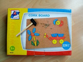 Cork board - dřevěné tvary - 2
