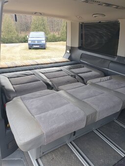 VW T5 T6 Multivan lavice sedačka postel spaní - 2