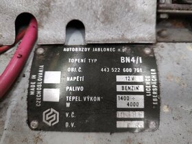 Benzinove nezavisle topeni BN4/I na 12v - 2