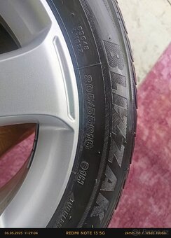 Bridgestone Blizzak 205/55 R16 91H na alu disku R16. - 2