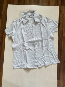 Lněná halenka, vel 16/XL/XXL, Mia moda - 2