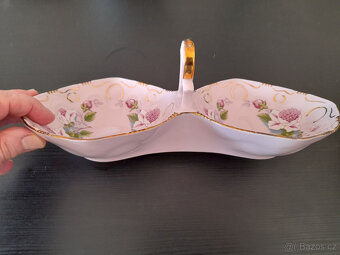 Solnička a pepřenka (růžový porcelán) - 2