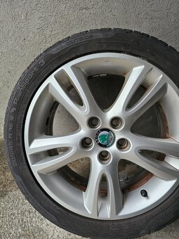 Original alu kola Skoda Fabia 2 5x100 r16 - 2