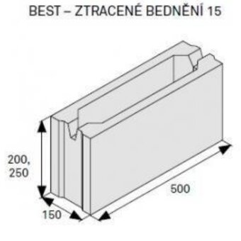Ztracené bednění - 2