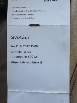 Vstupenky Světáci - 2