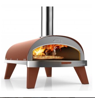 Pec na pizzu Piana na dřevo Ziipa - cihlová - 2