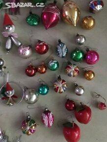 mix starých vánočních ozdob 70-80.léta i starší - 2