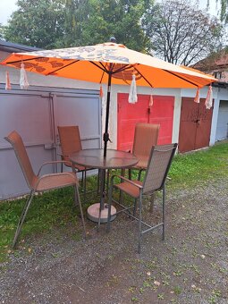 Zahradní, barový stůl (set) - 2