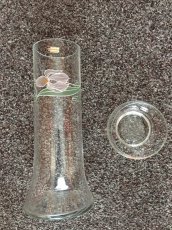 Skleněná váza a miska Bohemia Crystalex - 2