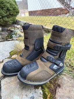 Boty na motorku Forma Terra Evo Low hnědé - 2