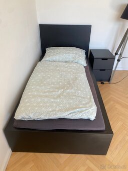 Posteľ s roštom a madracom IKEA - 2