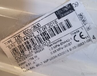 Radiátor Korado Radik Klasik 22 600 mm x 800 mm - 2