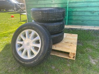 Prodám sadu 4 kusy elektronové disky plus pneu - 2