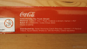 Reklamní autíčko/kamion Cola-Cola - 2