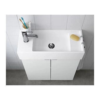 IKEA 802.066.53 - LILLÅNGEN jedno umyvadlo bílé 62x27x14 cm - 2