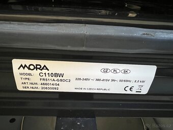 Elektrický sporák Mora C110BW - 2