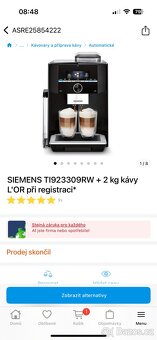 Automatický kávovar SIEMENS TI923309RW - 2