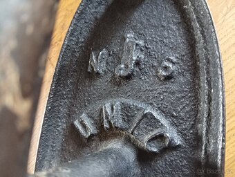 STAROŽITNÁ NAHŘÍVACÍ ŽEHLIČKA UNIC 19. STOL. FRANCIE - 2